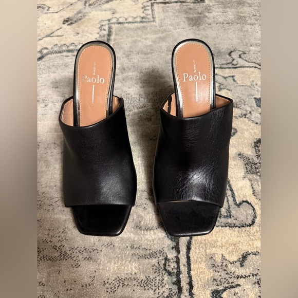 Linea Paolo Glitz Wedge Slide Sandal - Picture 8 of 14